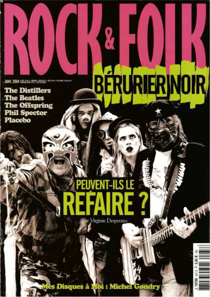 Rock & Folk n 437 Janvier 2004 Berurier noir cover