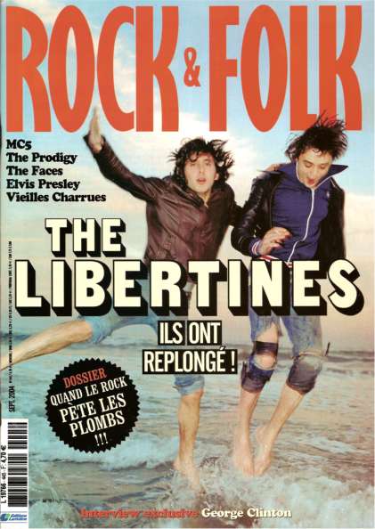 Rock & Folk n 445 Septembre 2004 The Libertines cover