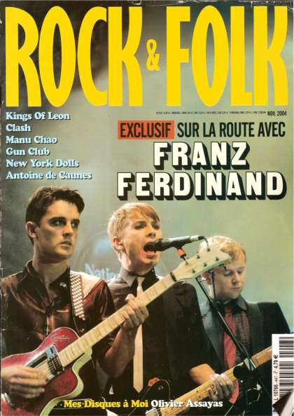 Rock & Folk n 447 Novembre 2004 Franz Ferdinand cover