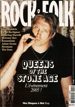 Rock & Folk n 450 Fvrier 2005 Queens of the Stone Age cover