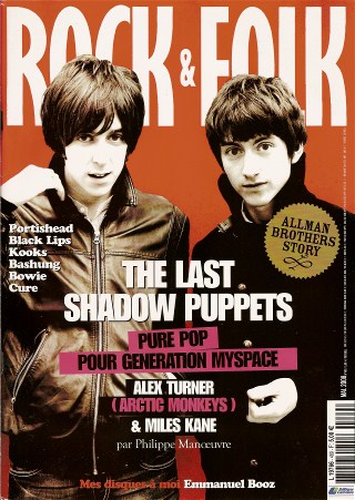 Rock & Folk n 489 Mai 2008 The Last Shadow Puppets cover