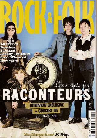 Rock & Folk n 490 Juin 2008 The Raconteurs cover