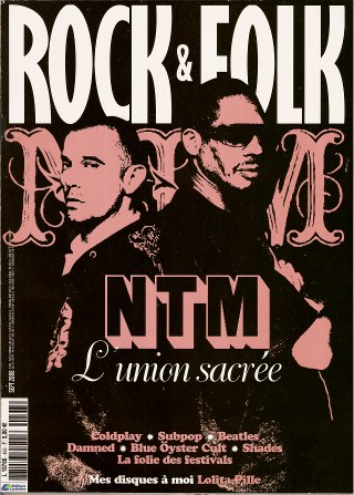 Rock & Folk n 493 Septembre 2008 NTM cover