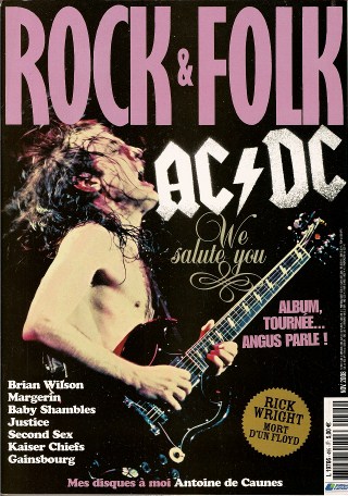 Rock & Folk n 495 Novembre 2008 AC DC cover