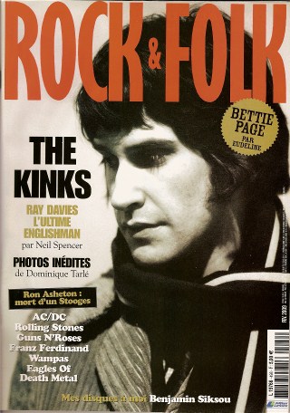 Rock & Folk n 498 - Fvrier 2009 The Kinks cover