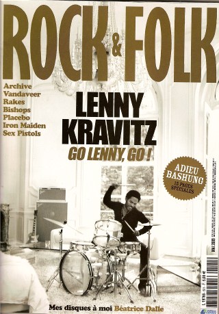 Rock & Folk n 501 Mai 2009 Lenny Kravits cover