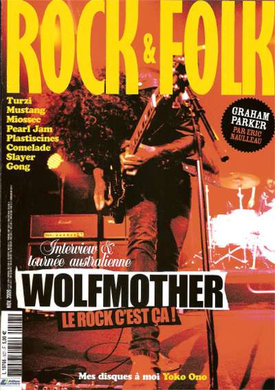 Rock & Folk n 507 - Novembre 2009 Wolfmother cover