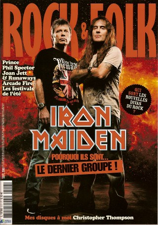 Rock & Folk n 517 - Septmebre 2010 Iron Maiden cover