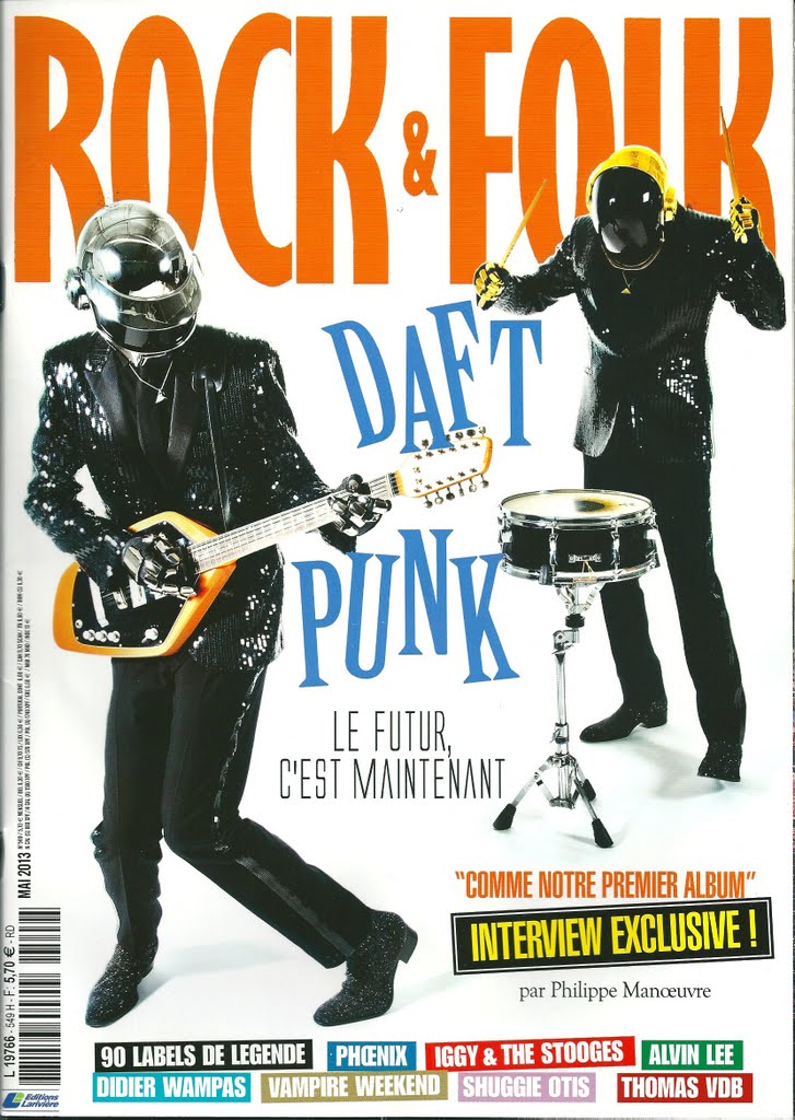 Rock & Folk n 549 - Mai 2013 Daft Punk cover