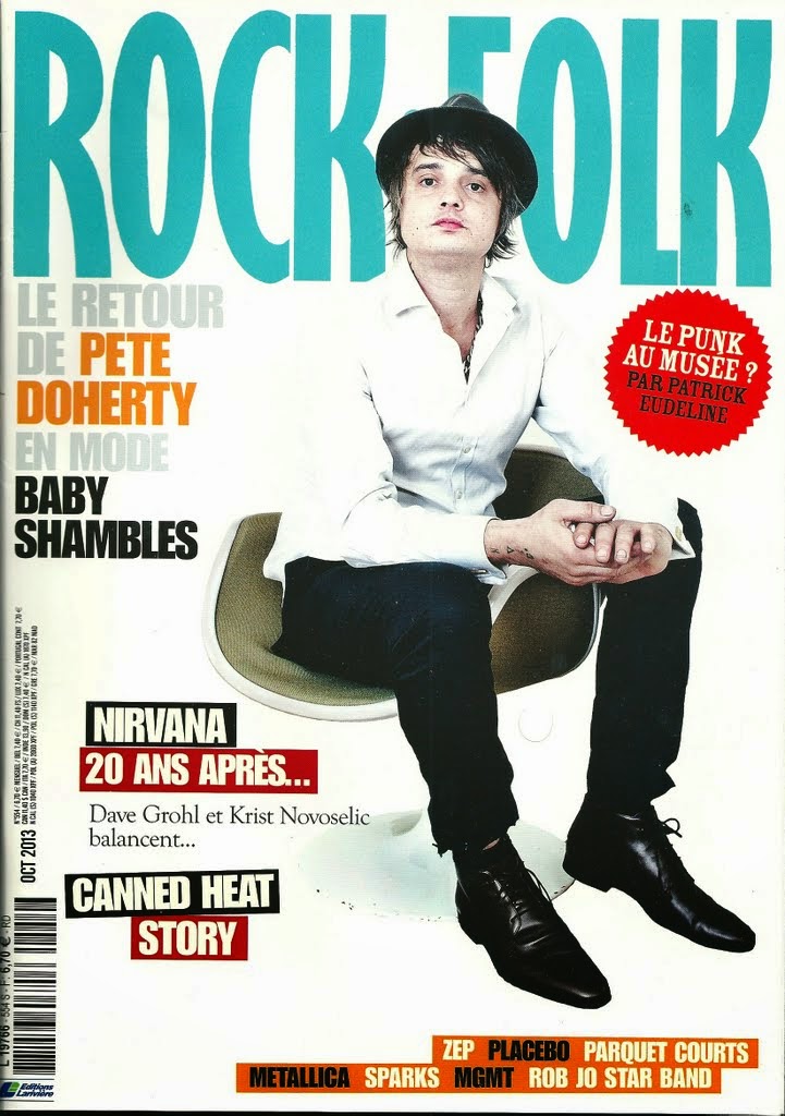 Rock & Folk n 554 - Octobre 2013 Pete Doherty cover