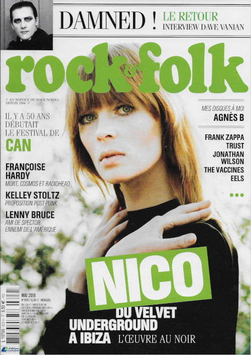 Rock & Folk n 609 Mai 2018 Nico cover