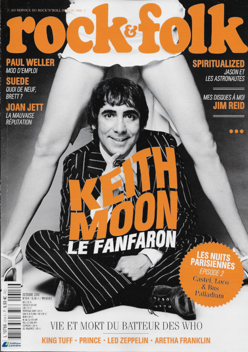 Rock & Folk n 614 Octobre 2018 Keith Moon cover