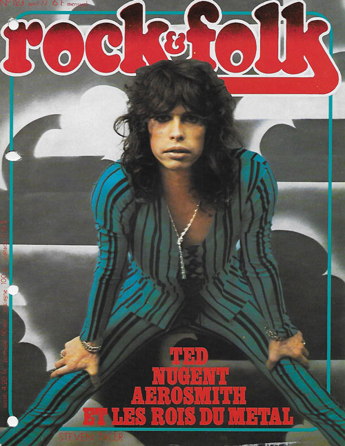 Rock & Folk n123 - Steven Tyler Aerosmith cover