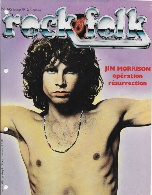 Rock & Folk n145 Fvrier 1979 Jim Morrison Cover