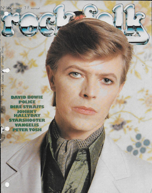 Rock & Folk n149 Juin 1979 David BOWIE cover