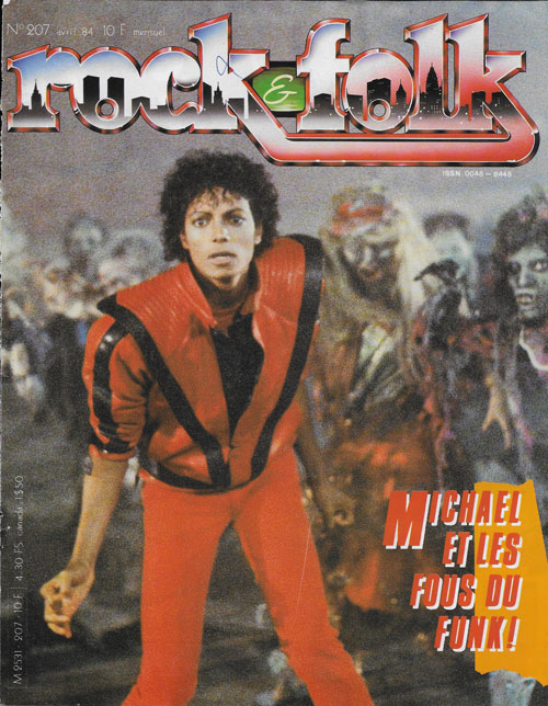 Rock & Folk n 207 - Avril 1984 Michael Jacksons cover