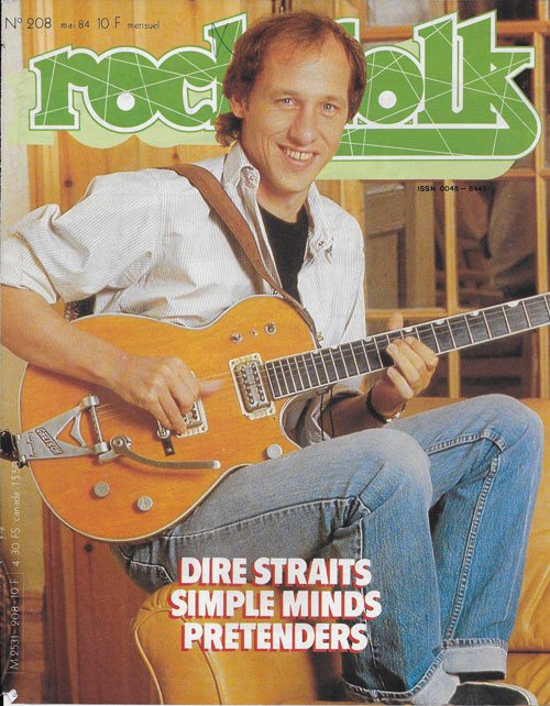 Rock & Folk n208 - Mai 1984 Dire Straits cover