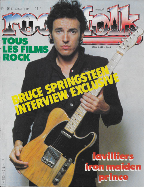 Rock & Folk n212 Octobre 1984 Bruce Springsteen cover