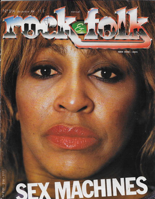 Rock & Folk n214 Tina Turner cover