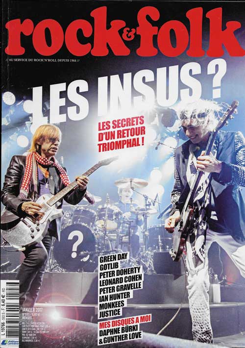 Rock & Folk n 593 Janvier 2017 Les Insus