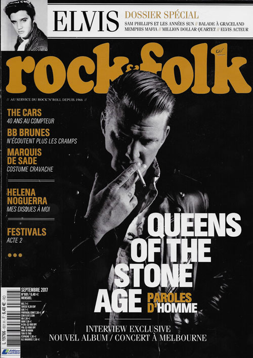 Rock & Folk n 601 - Septembre 2017 Josh Homme Queens of the stone age cover