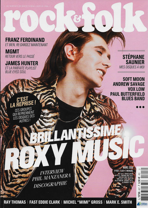 Rock & Folk n 607 Mars 2018 Roxy Music