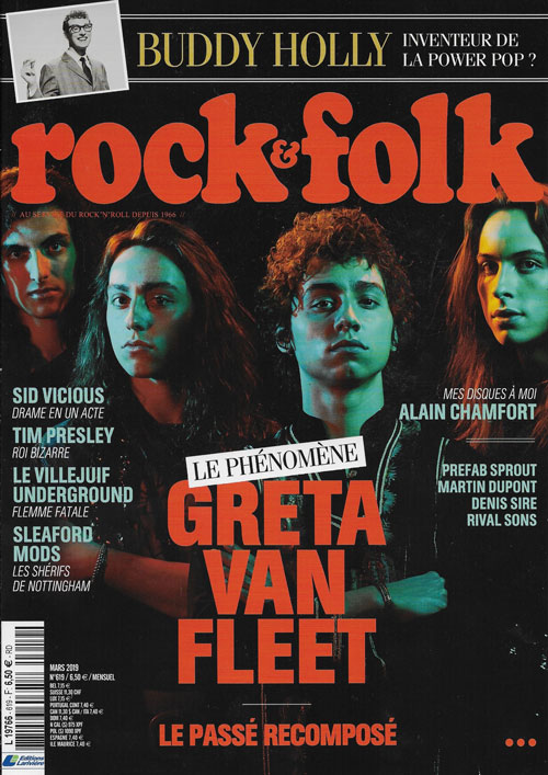 Rock & Folk n619 - Mars 2019 Greta Van Fleet cover