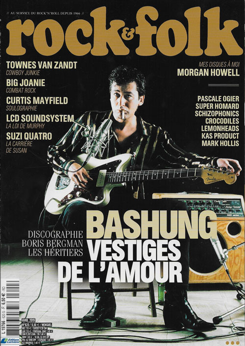 Rock & Folk n620 Avril 2019 Alain Bashung cover