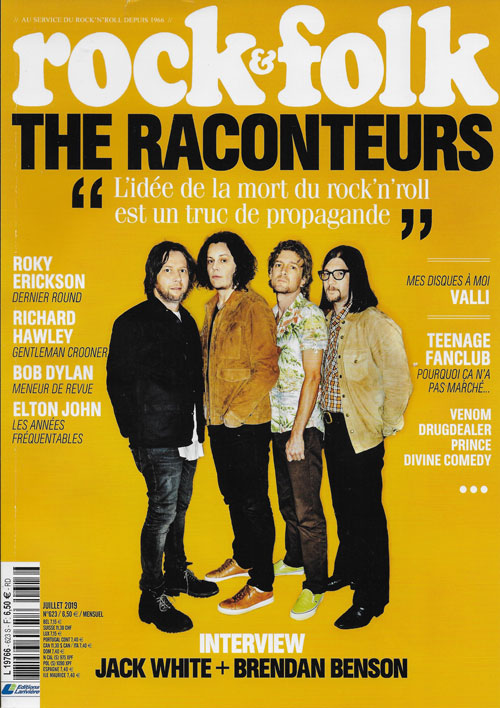 Rock & Folk n 623 - Juillet 2019 The Raconteurs cover