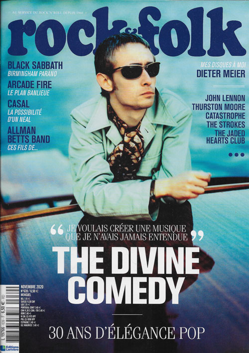 Rock & Folk n 639 Novembre 2020 The Divine Comedy cover