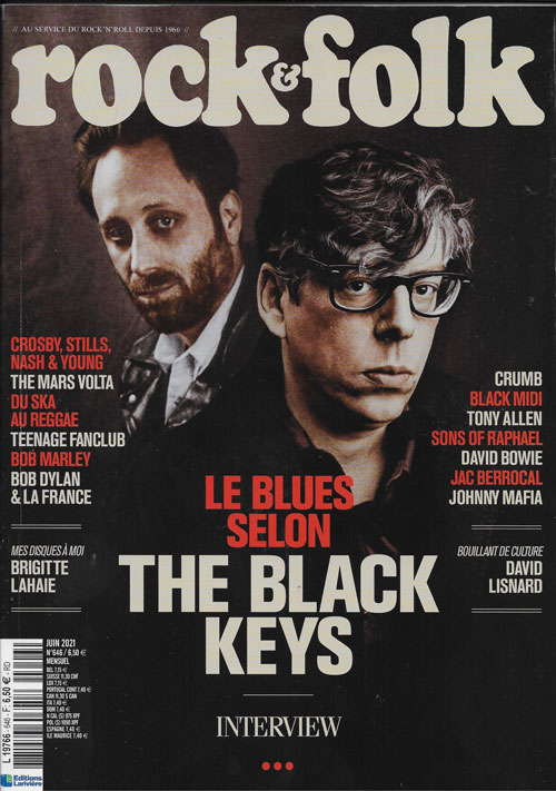 Rock & Folk 646 Juin 2021 The Black Keys cover