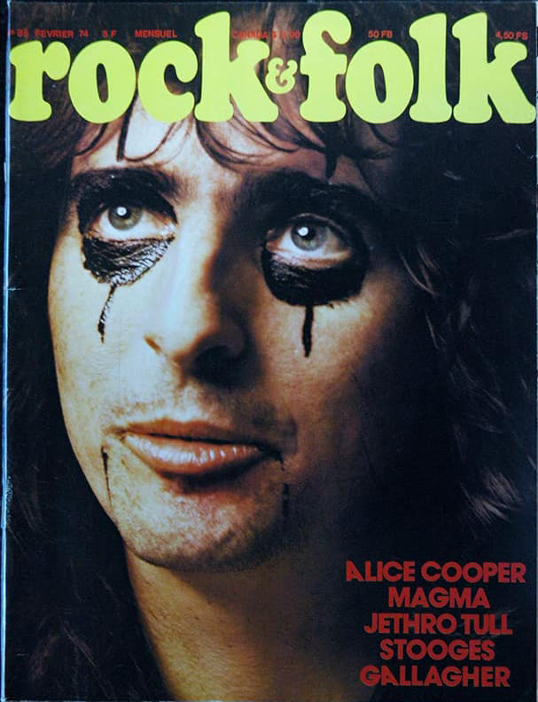 Rock & Folk n 85 1974 02 Alice Cooper