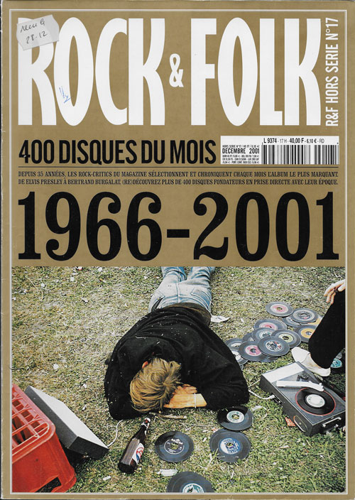 Rock & Folk hors srie n17 dcembre 2001 400 disques du mois 1966-2001 cover