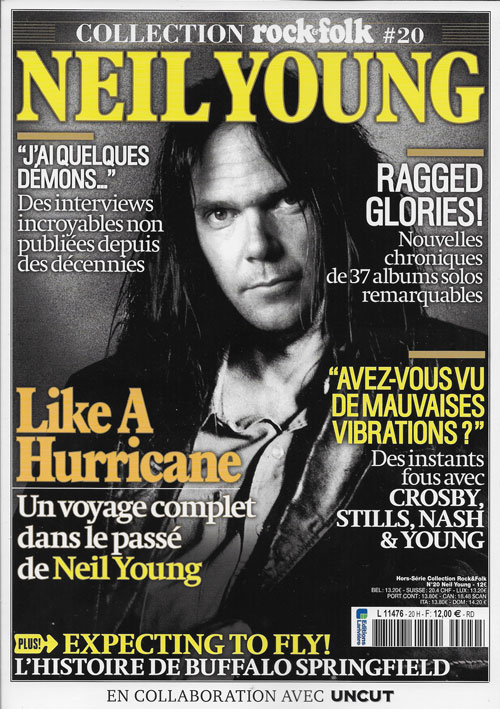 Collection Rock & Folk n20 Neil Young cover