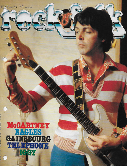 Rock & Folk 147 Avril 1979 cover Paul Mc Cartney