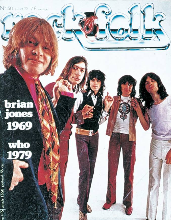 Rock & Folk n 150 Juillet 1979 - The Rolling Stones cover