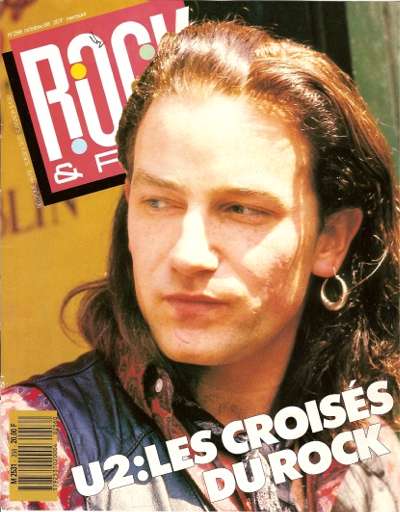 Rock & Folk n 256 Octobre 1988 Bono U2 cover