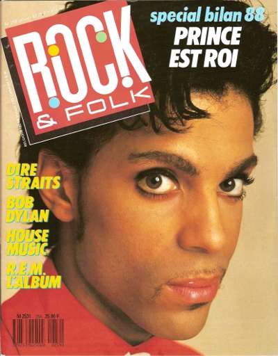 Rock & Folk n259 Janvier 1989 Prince cover