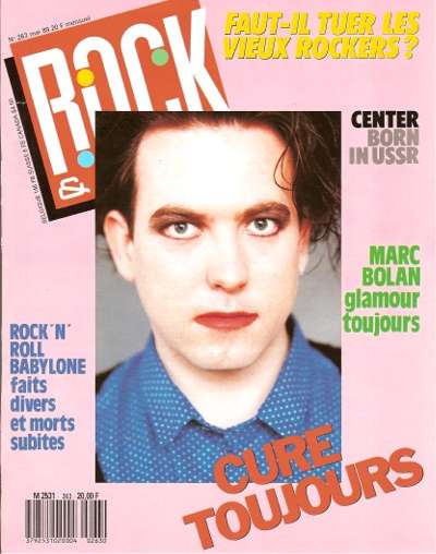 Rock & Folk n 263 Mai 1989 Robert Smith The Cure cover