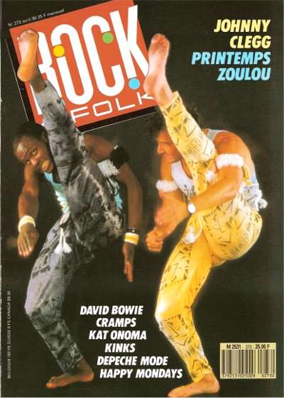 Rock & Folk n 273 - Avril 1990 Johnny Cleg cover