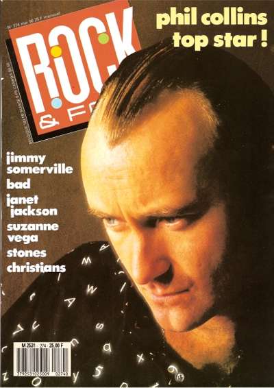 Rock & Folk n 274 Mai 1990 Phil Collins cover