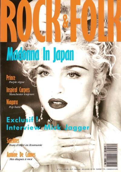 Rock & Folk n 275 Juin 1990 Madonna cover