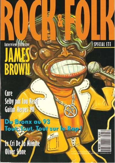 Rock & Folk n 277 Aot / Septembre 1990 James Brown cover