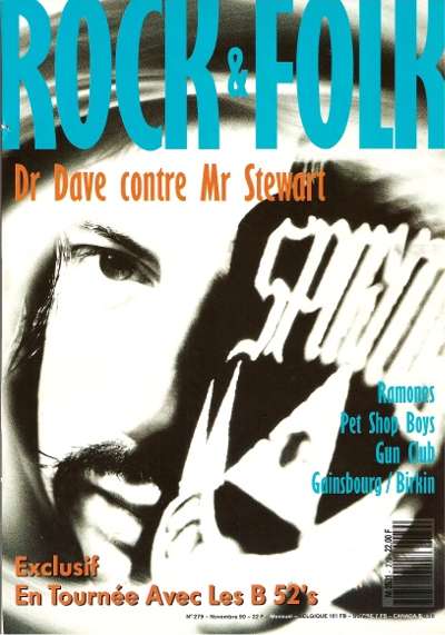 Rock & Folk n 279 Novembre 1990 Dave Stewart cover