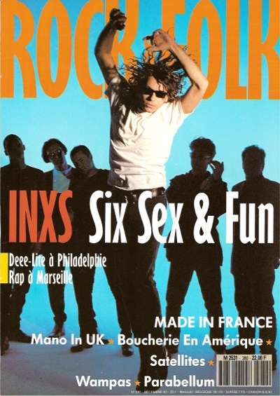 Rock & Folk n280 Dcembre 1990 INXS cover