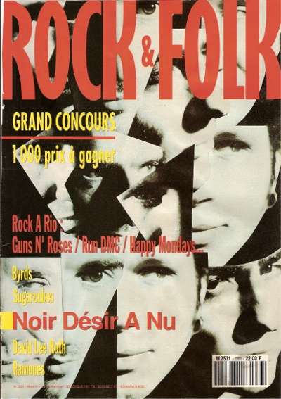 Rock & Folk n 283 - Mars 1991 Noir Dsir cover