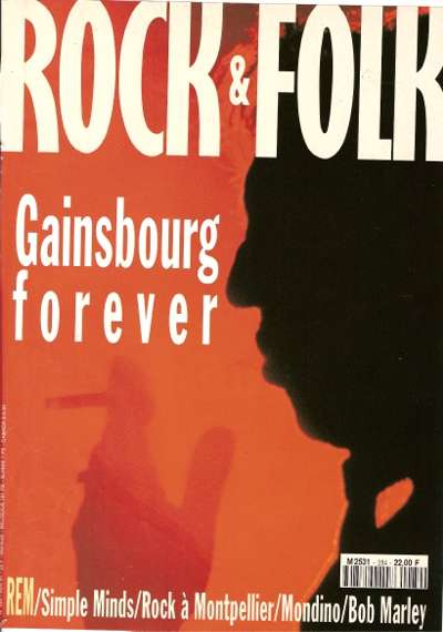 Rock & Folk n 284 Avril 1991 Serge Gainsbourg cover