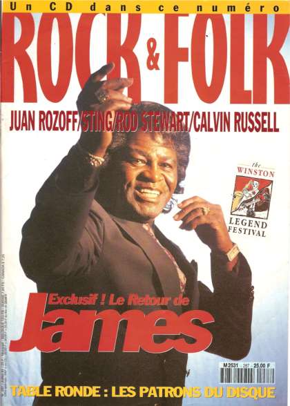 Rock & Folk n 287 Juillet 1991 James Brown cover