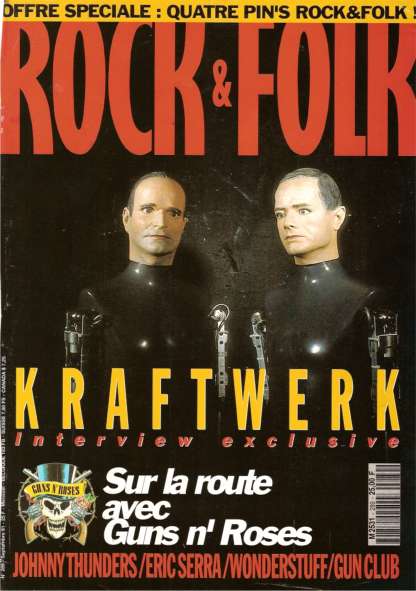 Rock & Folk n 289 Septembre 1991 Kraftwerk cover