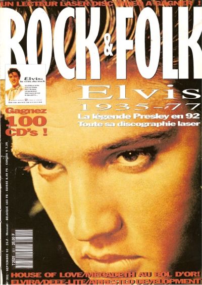 Rock & Folk n 301 Septembre 1992 Elvis Presley cover